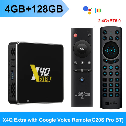 Ugoos X4Q Pro TV BOX Android 11 Smart TV Box S905X4 DDR4 4GB 32GB Wifi