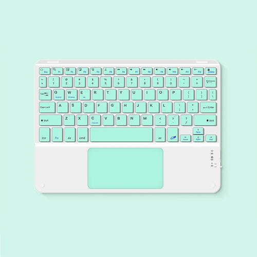 For IPad Wireless Silent Keyboard with Touchpad for Xiaomi Samsung