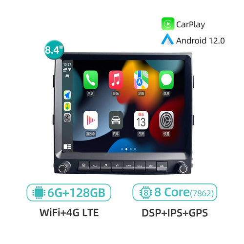 Qualcomm Car Radio For Porsche Cayenne 2011-2017 Android 12 CarPlay