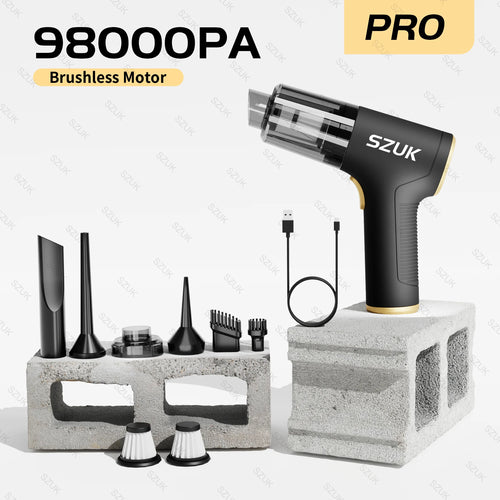 Mini Car Vacuum Cleaner Portable Wireless Handheld Cleaner for Home