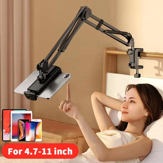 Universal Tablet Stand Clip Lazy Bracket Flexible Articulating