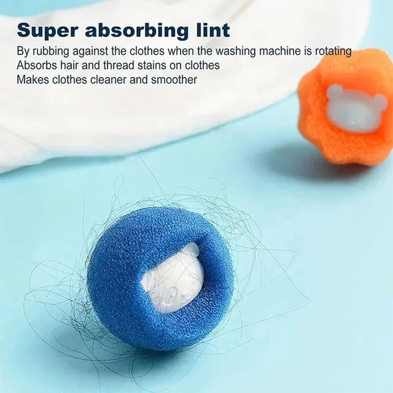 Washing Machine Bear Cleaning BallsPet Hair Remover Reusable Ball