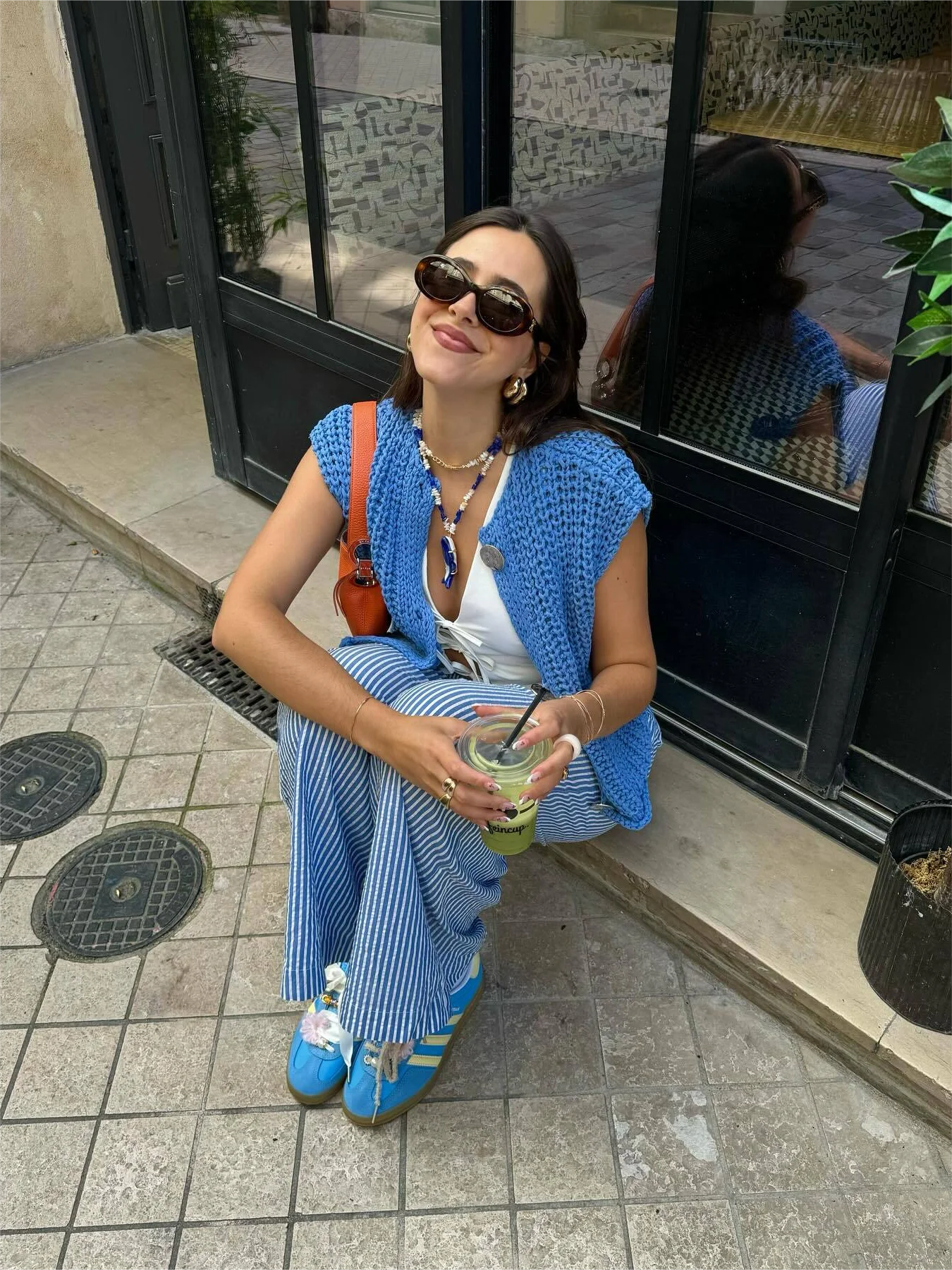 Korean Fashion Crop Sweater Women Vest Solid Loose Casual Sweater Vest