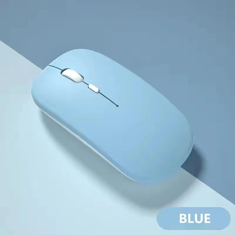 Macaron Rechargeable Wireless Bluetooth Mouse 2.4G USB Mice For