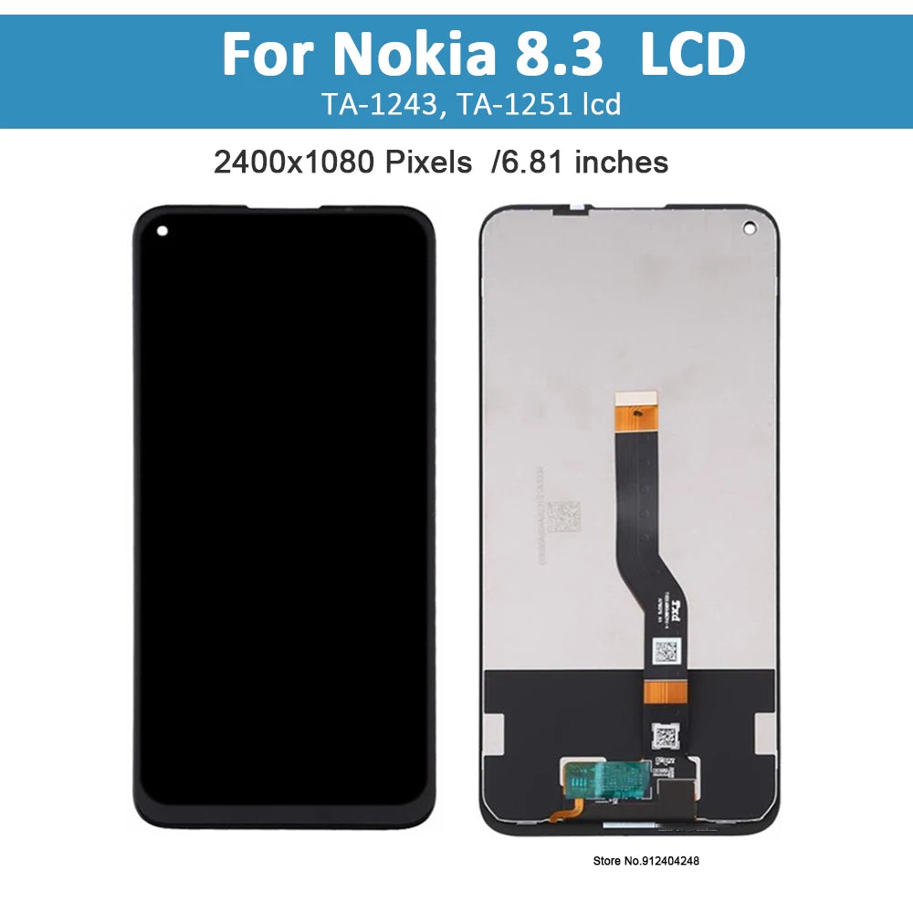 6.18" Original lcd Display For Nokia 8.3 5G LCD Display Touch Screen