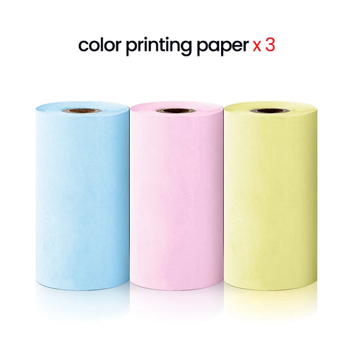 57*25MM Thermal Paper Label Sticker Adhesive Rolls Paper For Mini