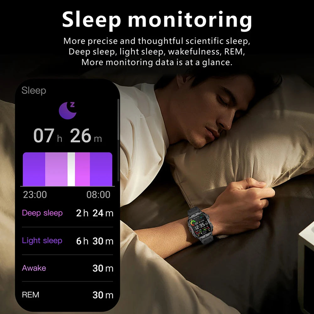 New Smart Watch For Men Women Bluetooth Call Heart Rate Sleep