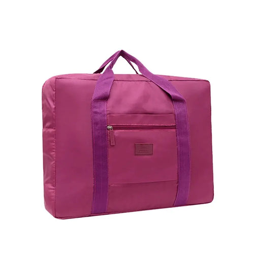 Lightweight Foldable Travel Duffel Bag: Unisex Tote Carry-On Luggage