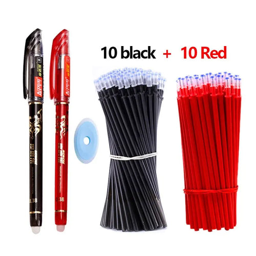 23 PCS Erasable Gel Pen Set Ballpoint Pens Rod 0.5mm Muti-Colors Ink