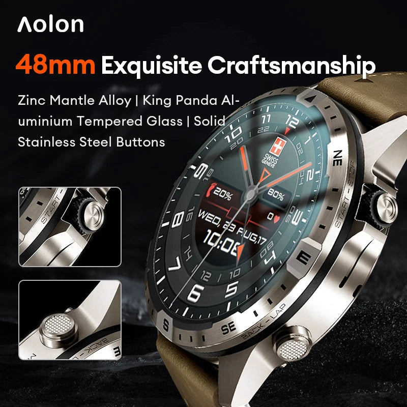 Aolon GT5pro Smart Watch 1.6inch TFT Full Touch Screen HD Bluetooth