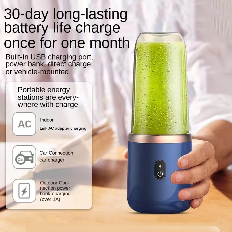 Portable Juicer Blender 400ml Electric Fruit Juicer USB Charging Lemon