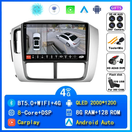 Android 14 Car Radio For Honda Pilot 2005 2006 2007 2008 Multimedia
