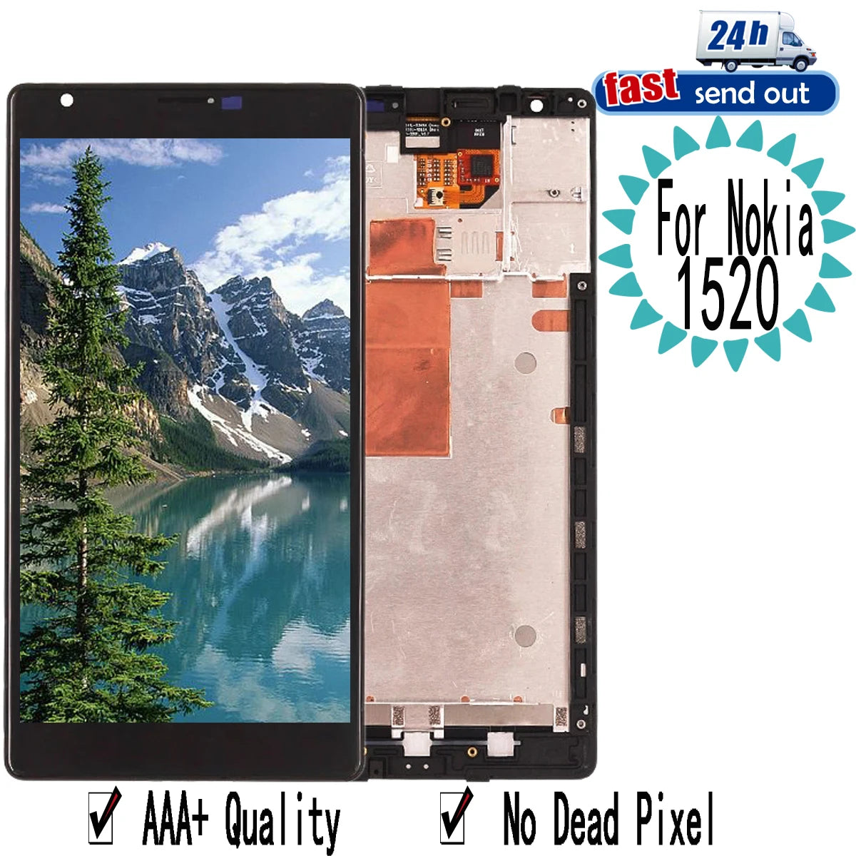 6.0'' 1520 LCD For Nokia Lumia 1520 LCD Display Touch Screen Digitizer