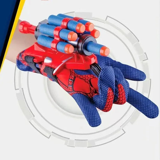 Soft Bullets Launcher Spray Wrist With Gloves Launching Soft Bomb Toy