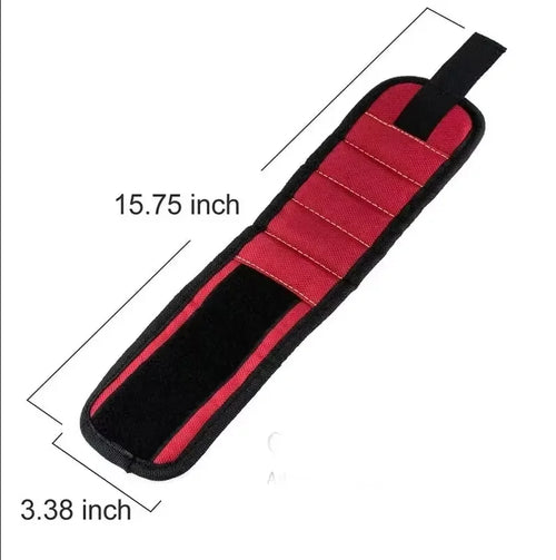 Magnetic Wristband for Holding Screws,Nails,Drilling Bits,Wrist Tool