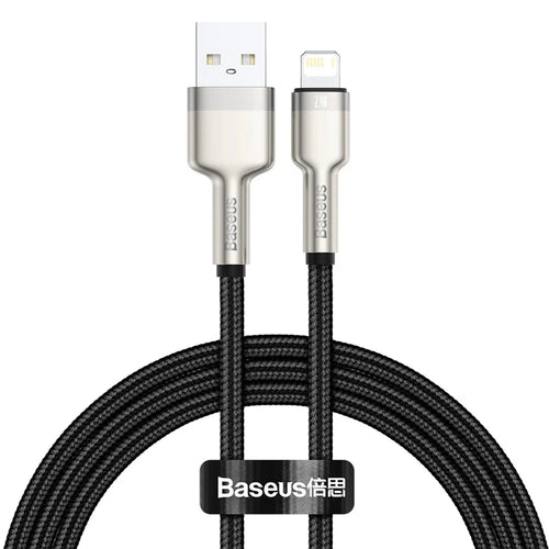 Baseus USB Cable for iPhone 14 11 12 Pro Max Xs Xr X 2.4A Fast