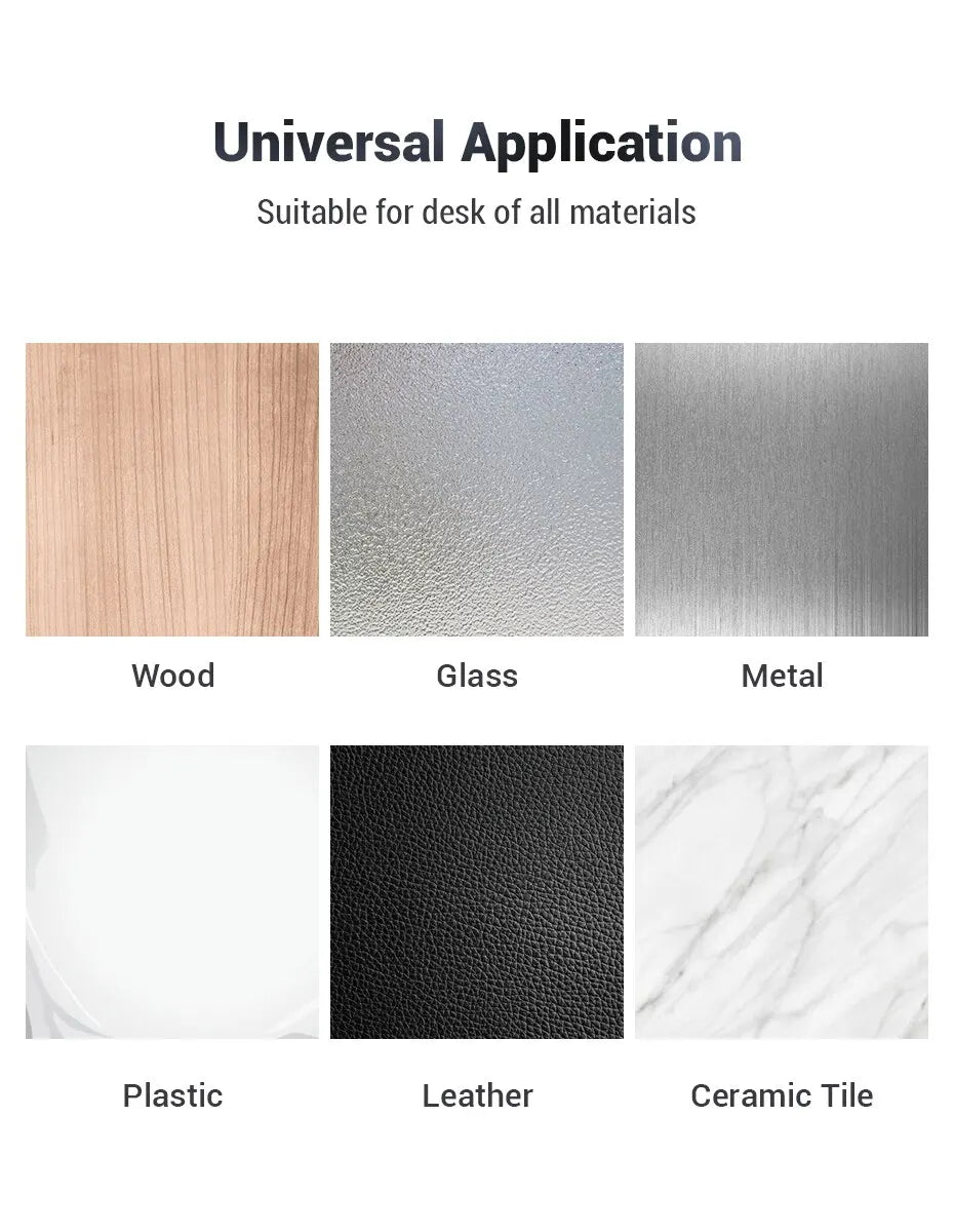 L16 Cable Organizer 5 Hole Silicone USB Desktop Management Clip Holder