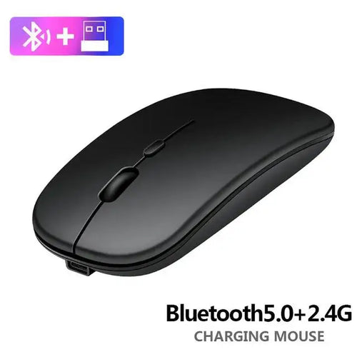 New Bluetooth Wireless Mouse USB Optical Rechargeable Mouse for