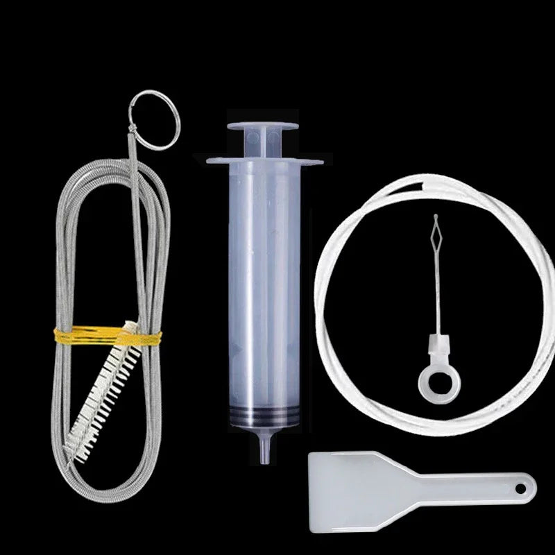 5Pcs/Set Refrigerator Drain Hole Clog Remover Dredge Cleaning Tools