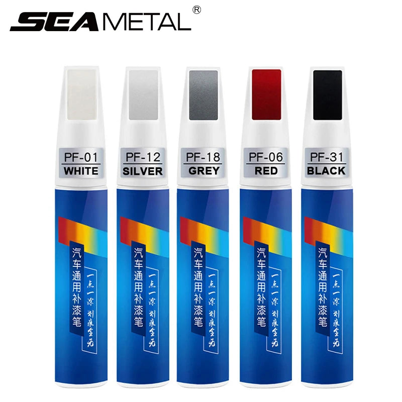 SEAMETAL Universal 5 Colors Car Scratch Repair Paint Pen Auto Touch Up