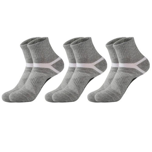 3 Pairs High Quality Men Black Socks Black Sports Socks Casual Soft