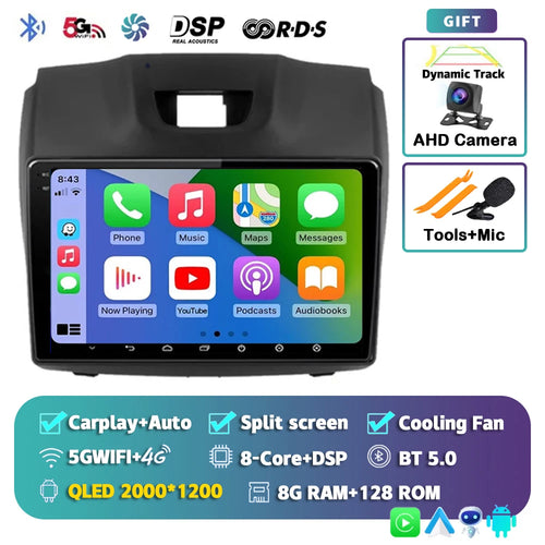 Android 14 Carplay Car Radio Multimedia For Chevrolet TrailBlazer 2012