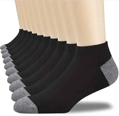 5 Pairs Of Men's Socks, Autumn And Winter Vintage Fun Fashion Athletic