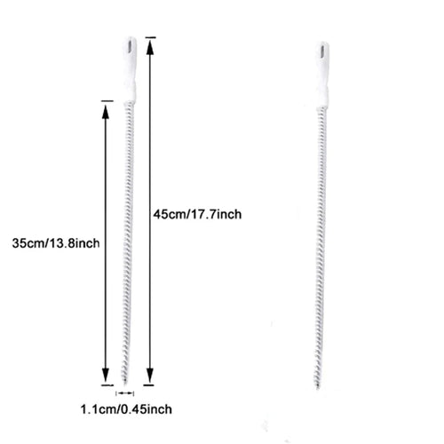 Pipe Dredging Brush Bathroom Hair Sewer Sink Cleaning Brush Drain