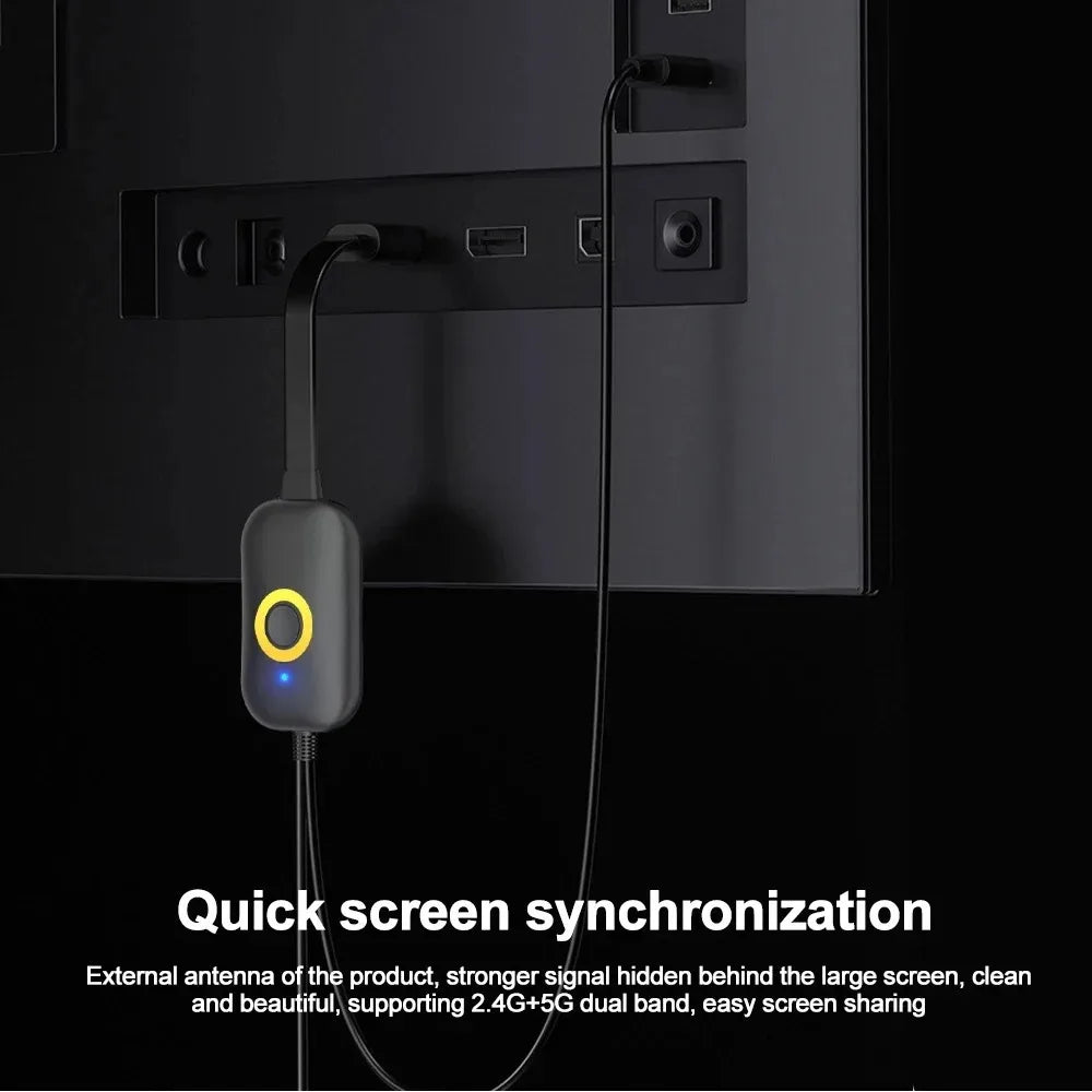 4K TV Stick HDMI-Compatible Video Receiver Screen Mirroring Wireless