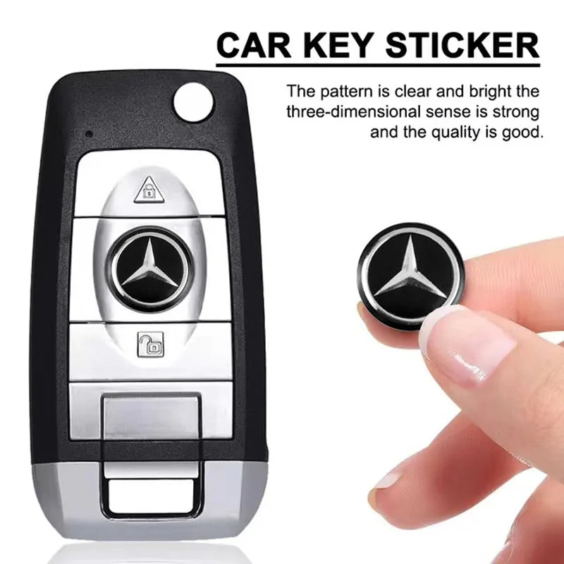 5/10Pcs Car Key Lock Stickers Keyhole Anti-blocking Protection Styling
