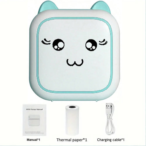 Portable Mini Printer， Wireless Photo Printer ，Ink-Free Thermal