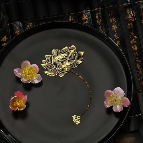 Leaf leaf Vein Metal Bookmark Hollowed out Brass Bookmark Creative