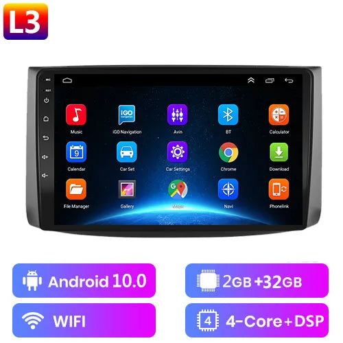 4G+64G Android10.0 For Chevrolet AVEO T250 2006 - 2012 car radio 2 din