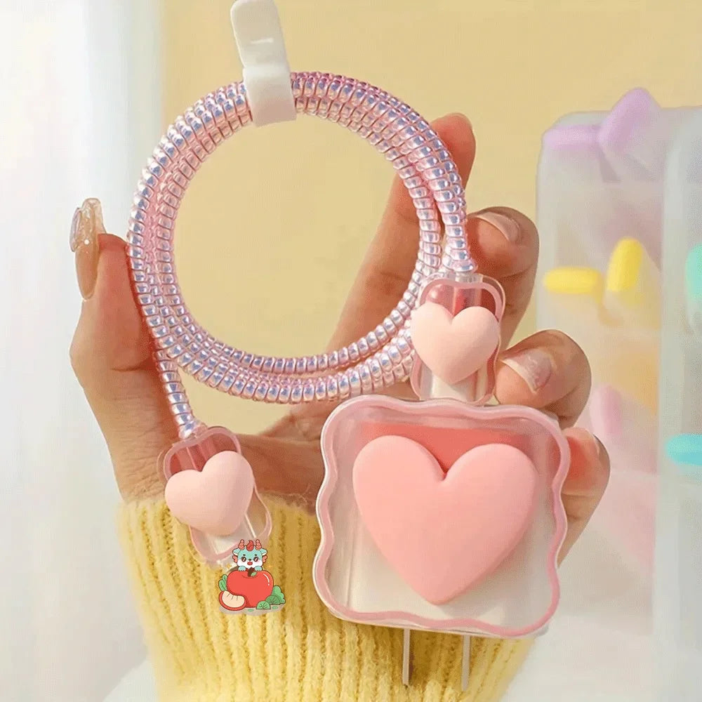 Charger Protector Cable Organiser for iPhone 14 13 Pro Max 18W 20W 3D