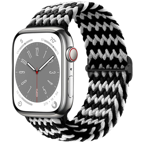 Braided Solo Loop For Apple watch band 45mm 44mm 40mm 49mm 38 41mm