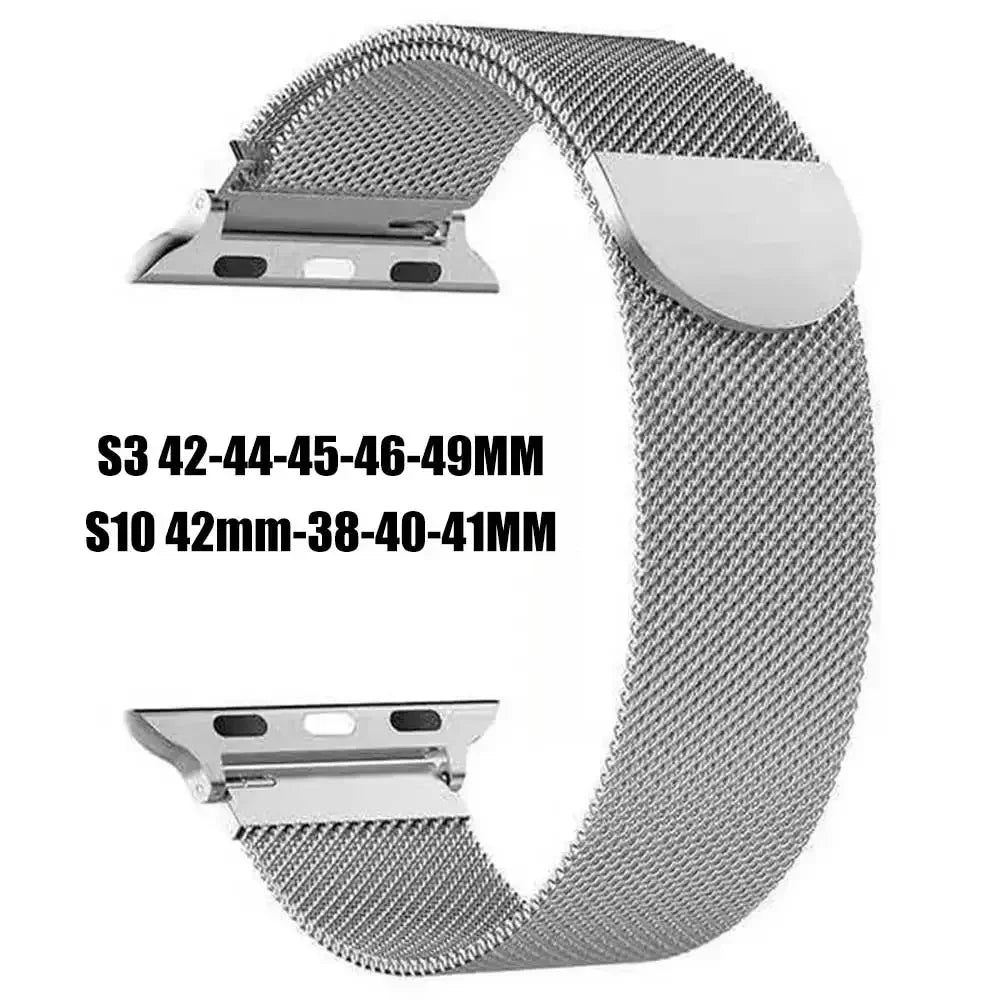Milanese Loop for Apple Watch Band 44mm 40mm 45mm 41mm 38 42mm Strap