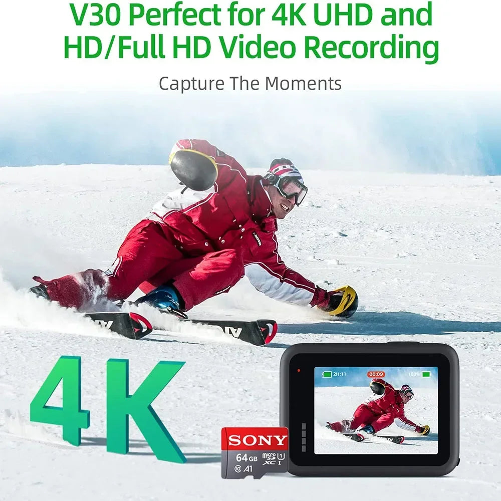 SONY Micro SD Memory Card Class 10 1TB 512GB 256GB 128GB 64GB 32GB