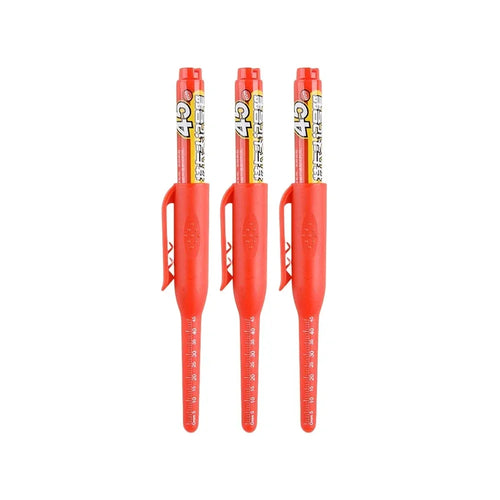 45mm Waterproof Deep Hole Marker Pens Long Nib Head Carpenter Pen