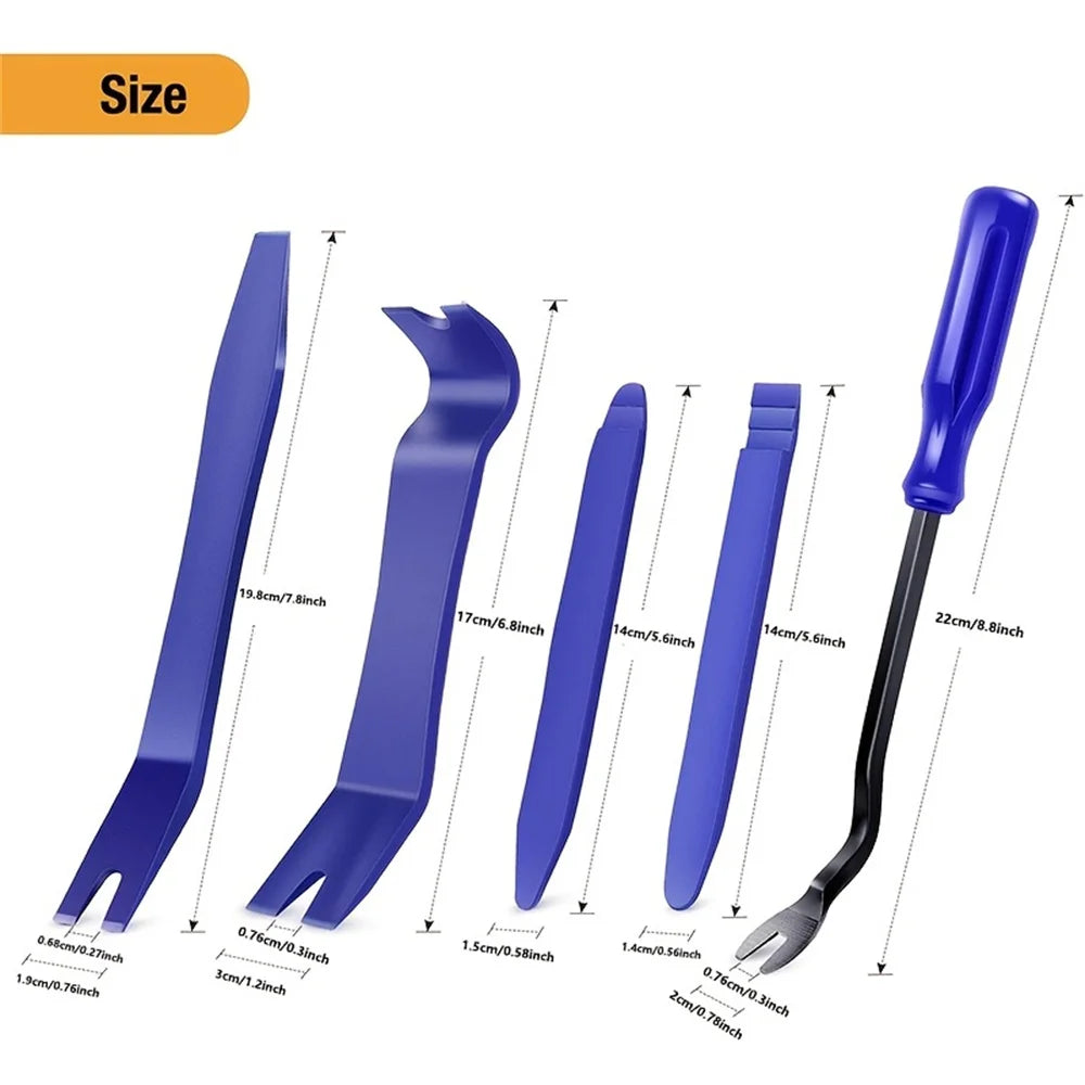 5PC Trimming And Dismantling Tool Extraction Kit Car Door Clamp Panel