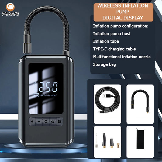 PCMOS Inflatable Pump Portable Handheld Wireless Charging Digital