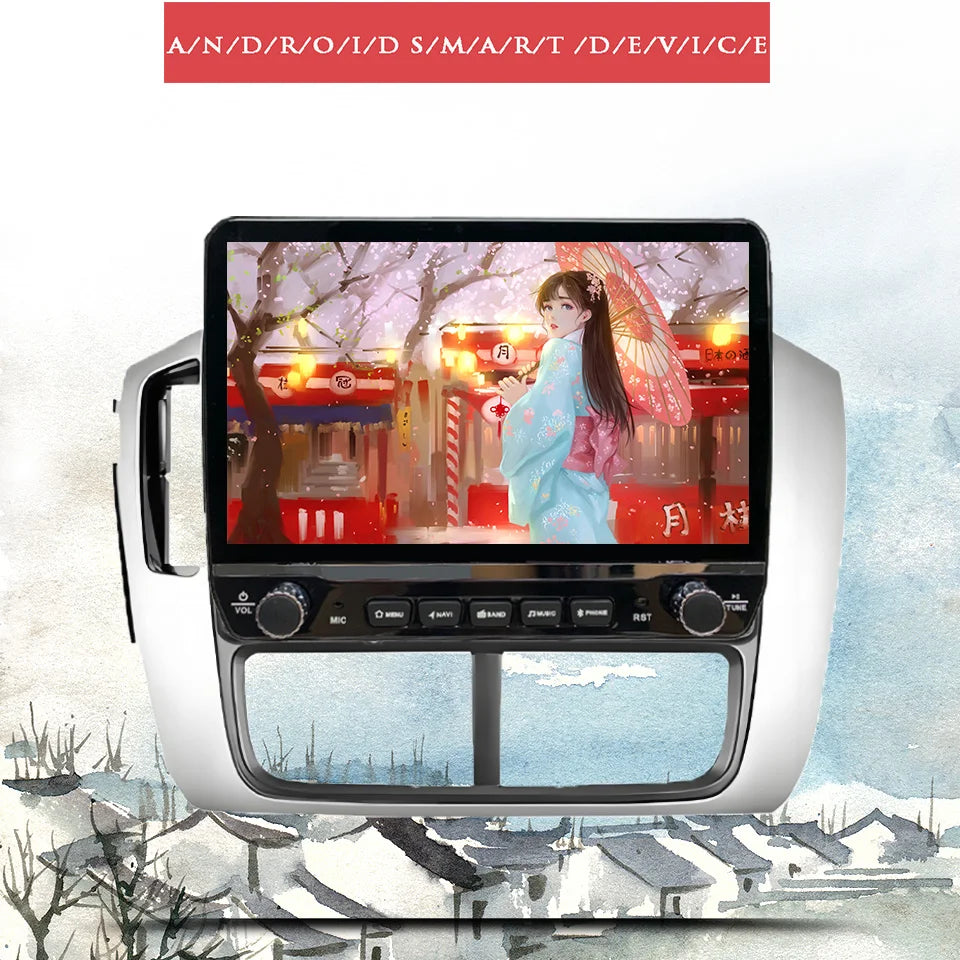 2Din Android 14 Autoradio Multimedia PC Tablet For Honda Pilot 2005 -