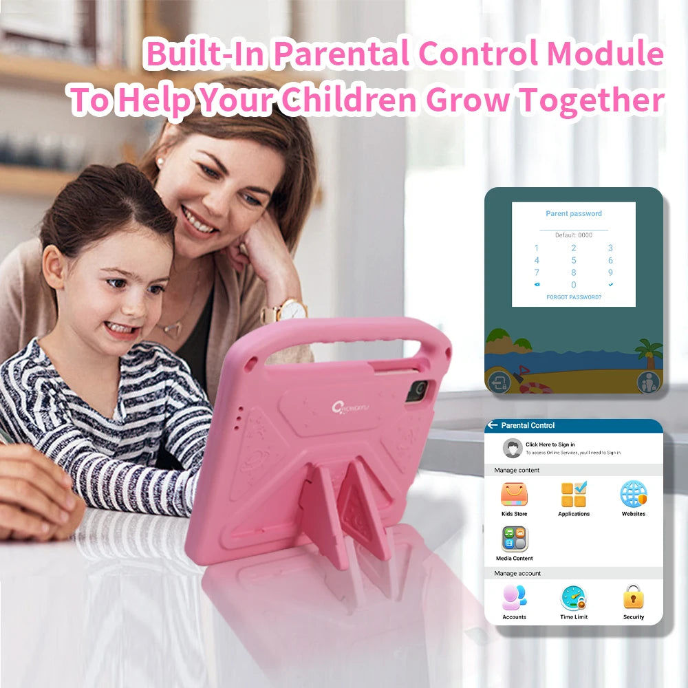 Cwowdefu C18W Kids Tablet 8GB 128GB A523 Octa Core 10.1 HD+ Display