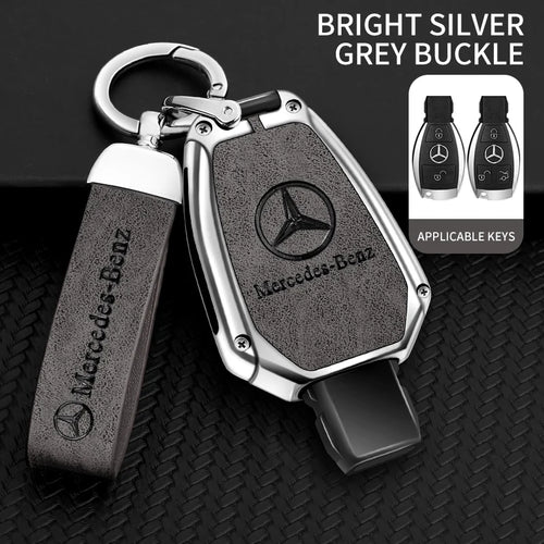 Car Zinc Alloy Key Case Bag Metal Key Shell For Mercedes-Benz A B C E