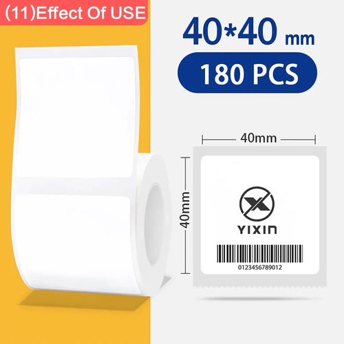 Niimbot 1Roll B1 White Sticker Waterproof Paper Adhesive Label White