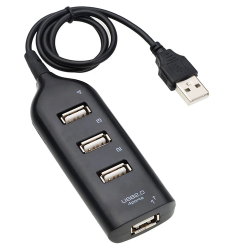 High Speed USB Hub 4 Port USB 2.0 with Cable Mini USB Splitter Hub Use