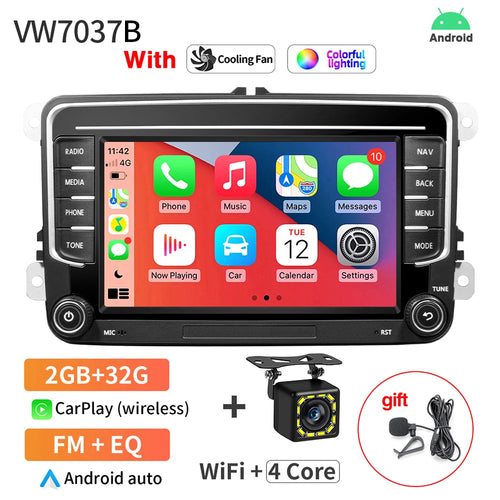GRANDnavi Android13 Car Radio GPS For VW Volkswagen Skoda Octavia Golf