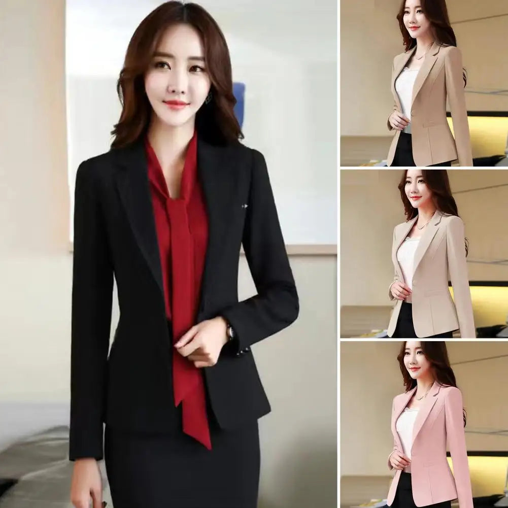 Solid Color Thin Blazer Women 2023 New Long Sleeve Spring And Summer