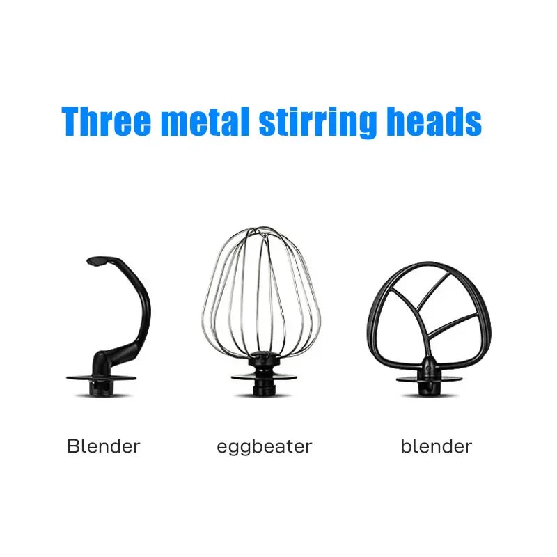 7L Stainless Steel Electric Food Stand Mixer 6-Speed Kitchen Chef with