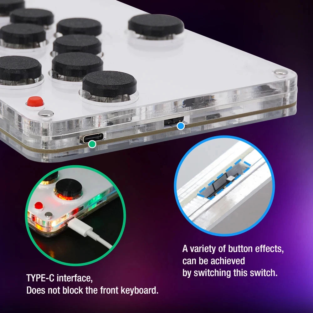 Flatbox SOCD Hitbox Sallybox For PC/Android WASD Hitbox Keyboard