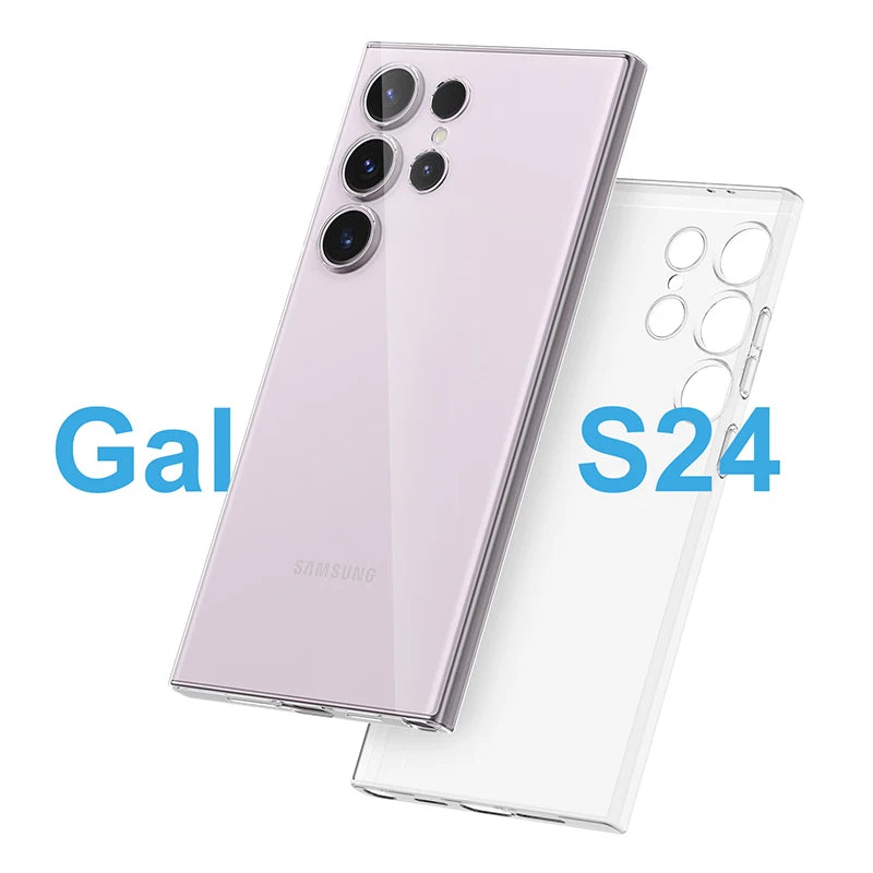 Luxury Crystal Silicone Case For Samsung Galaxy S24Ultra Back Cover